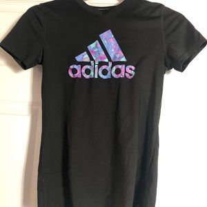 Adidas climalite black t- shirt
